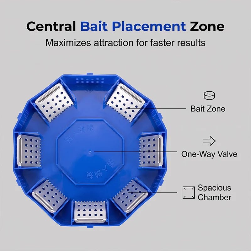 Creston Six-Door Cockroach Trap | Non-Toxic, Physical Pest Control - Hartwella