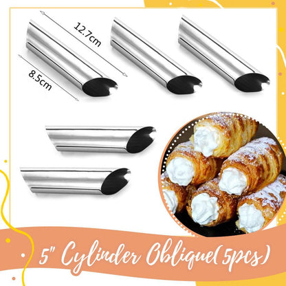 Crisp Cone Croissant Mold | Stainless Steel, 5-Piece Set - Hartwella
