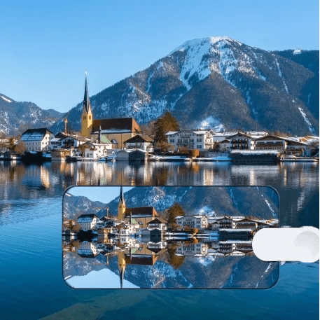 CrispLens Reflective Camera Attachment | Instant Symmetry for Smartphones - Hartwella