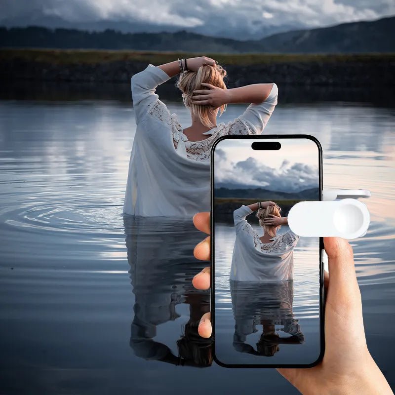 CrispLens Reflective Camera Attachment | Instant Symmetry for Smartphones - Hartwella