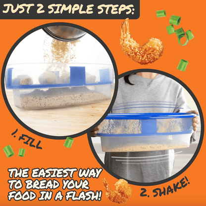 CrispMaster Breader | Mess-Free, Triple Layer System - Hartwella
