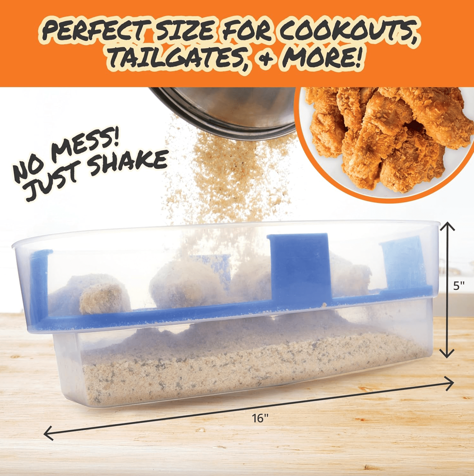 CrispMaster Breader | Mess-Free, Triple Layer System - Hartwella