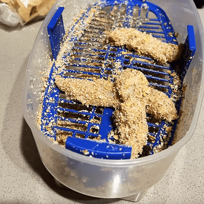 CrispMaster Breader | Mess-Free, Triple Layer System - Hartwella