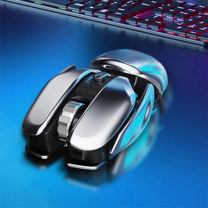 Cryonix Mouse | Wireless Ergonomic Metal Design - Hartwella