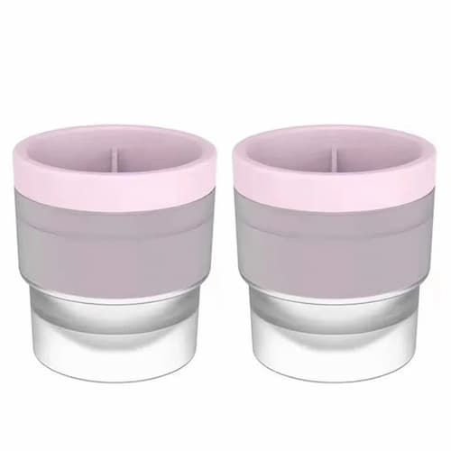 CrystalChill Ice Mold Set | BPA - Free, Makes 3 Round Ice Spheres - Hartwella