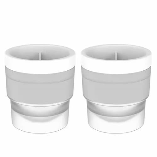 CrystalChill Ice Mold Set | BPA - Free, Makes 3 Round Ice Spheres - Hartwella