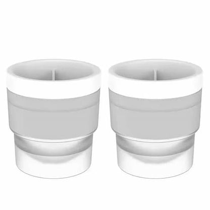 CrystalChill Ice Mold Set | BPA - Free, Makes 3 Round Ice Spheres - Hartwella