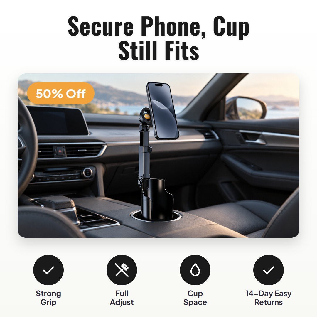Cuplo™ Car Cup Holder Phone Mount - Hartwella