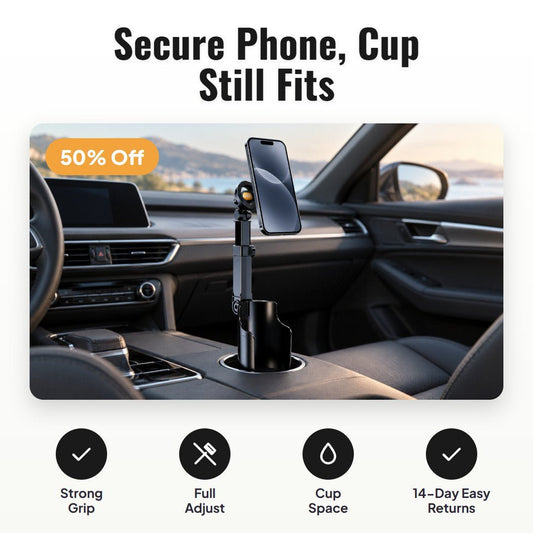 Cuplo™ Car Cup Holder Phone Mount - Hartwella