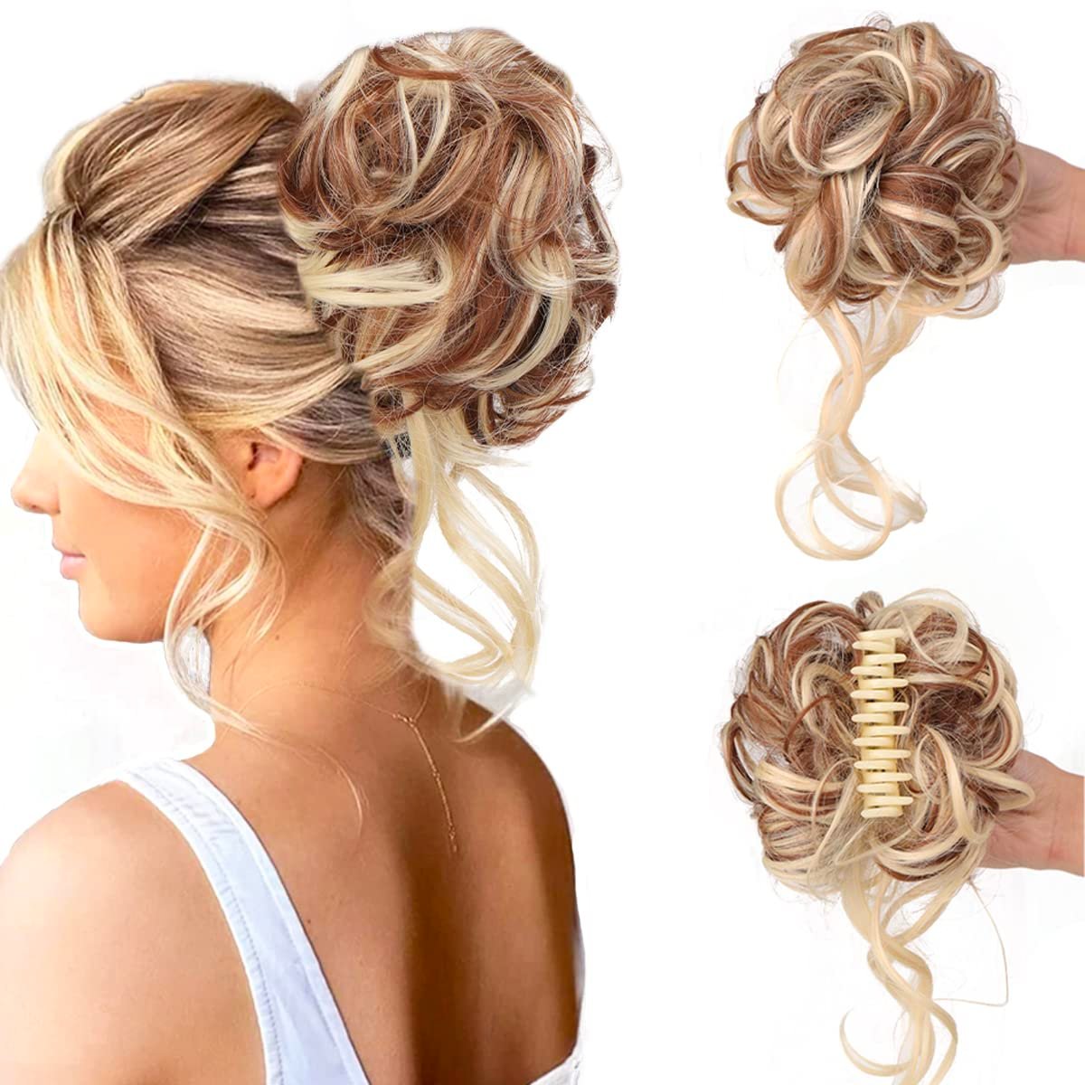 Cura Bun Clip | Premium Synthetic Hair - Hartwella