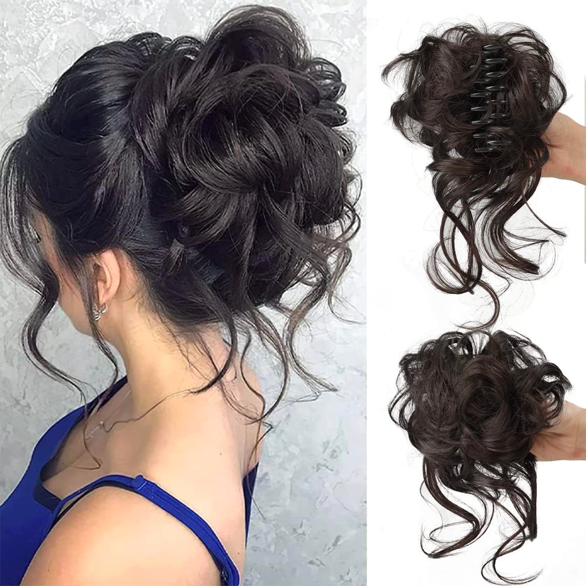 Cura Bun Clip | Premium Synthetic Hair - Hartwella