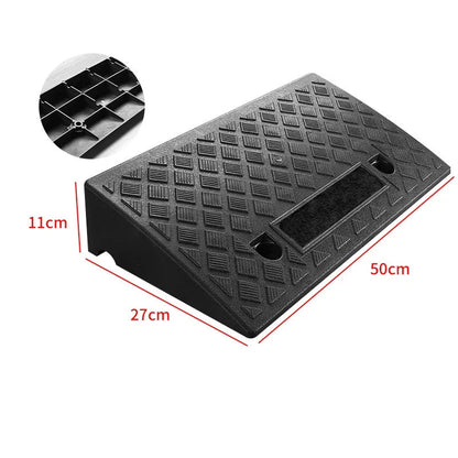 Cura Driveway Curb Ramp | Lightweight PVC, Anti-Slip Surface for Cars and Wheelchairs - Hartwella
