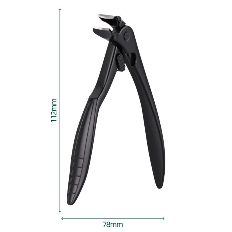 Cura Nail Clipper | Ergonomic Stainless Steel, Wide Jaw for Thick Nails - Hartwella