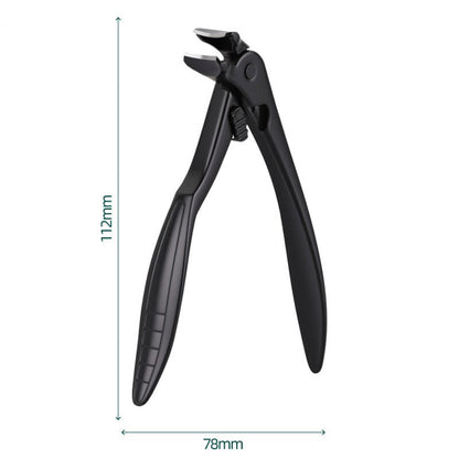 Cura Nail Clipper | Ergonomic Stainless Steel, Wide Jaw for Thick Nails - Hartwella