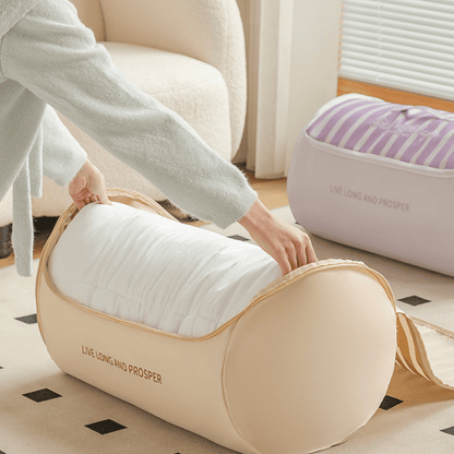 Cylindra Quilt Storage Bag | Zipper Compression System - Hartwella