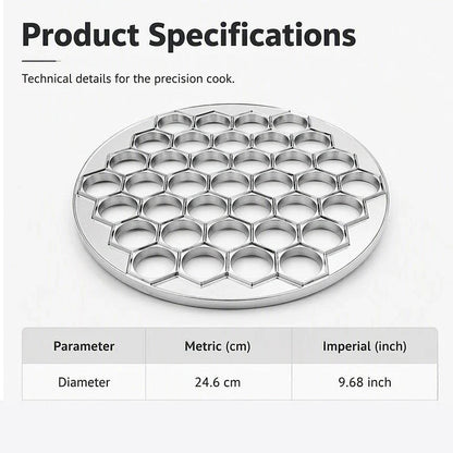 Dara Dumpling Maker | Aluminum Alloy, 37-Hole - Hartwella