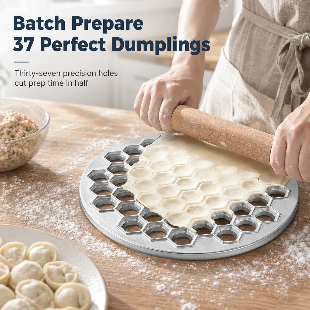 Dara Dumpling Maker | Aluminum Alloy, 37-Hole - Hartwella