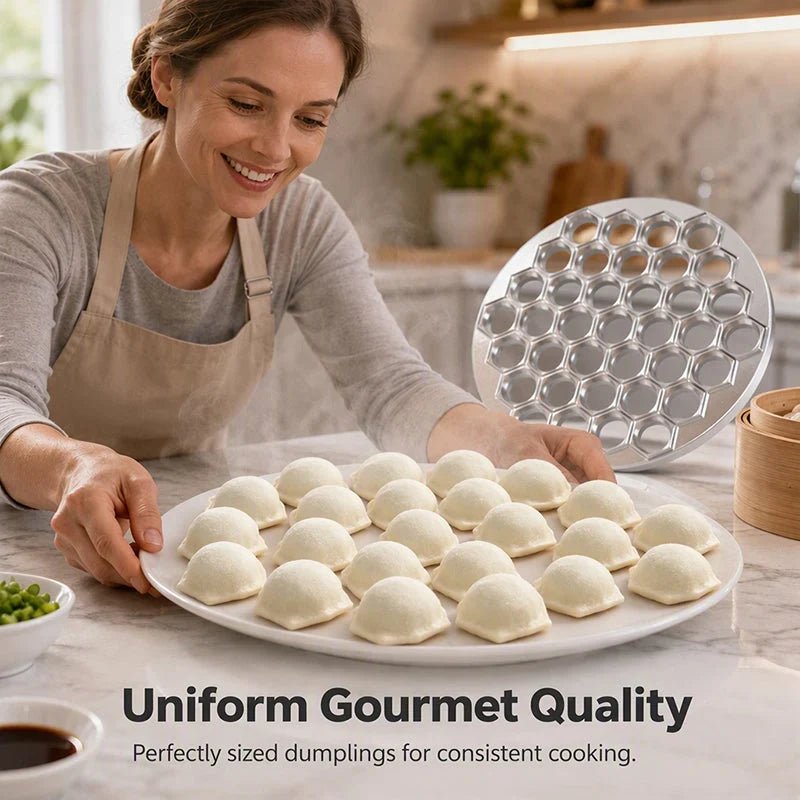 Dara Dumpling Maker | Aluminum Alloy, 37-Hole - Hartwella