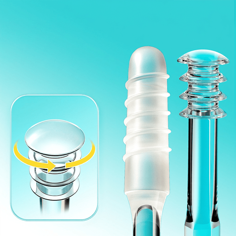 Daxon Double-Ended Ear Wax Removal Swabs | Transparent Resin Adhesive, 24 Pieces - Hartwella