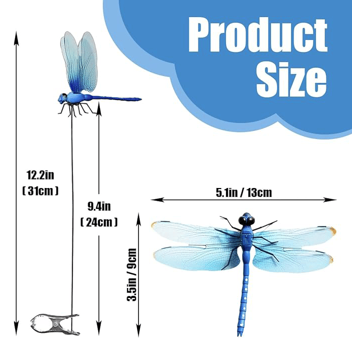 Dazzle Dragonfly Clip | Eco - Friendly Mosquito Repellent - Hartwella