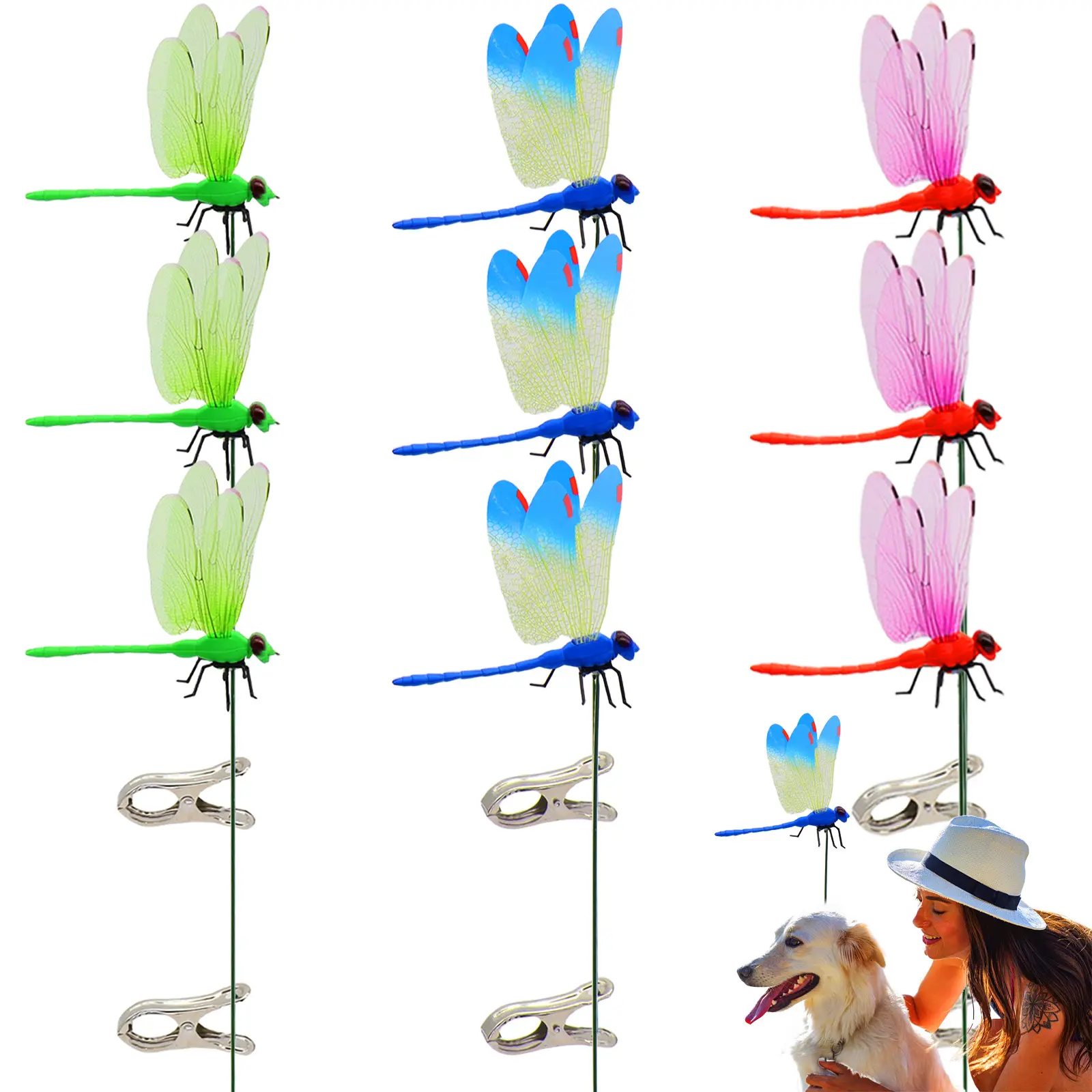 Dazzle Dragonfly Clip | Eco - Friendly Mosquito Repellent - Hartwella