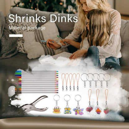 Dazzle Keychain Set | DIY Shrinky Dinks for Kids - Hartwella