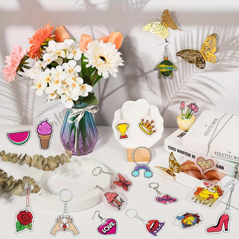 Dazzle Keychain Set | DIY Shrinky Dinks for Kids - Hartwella