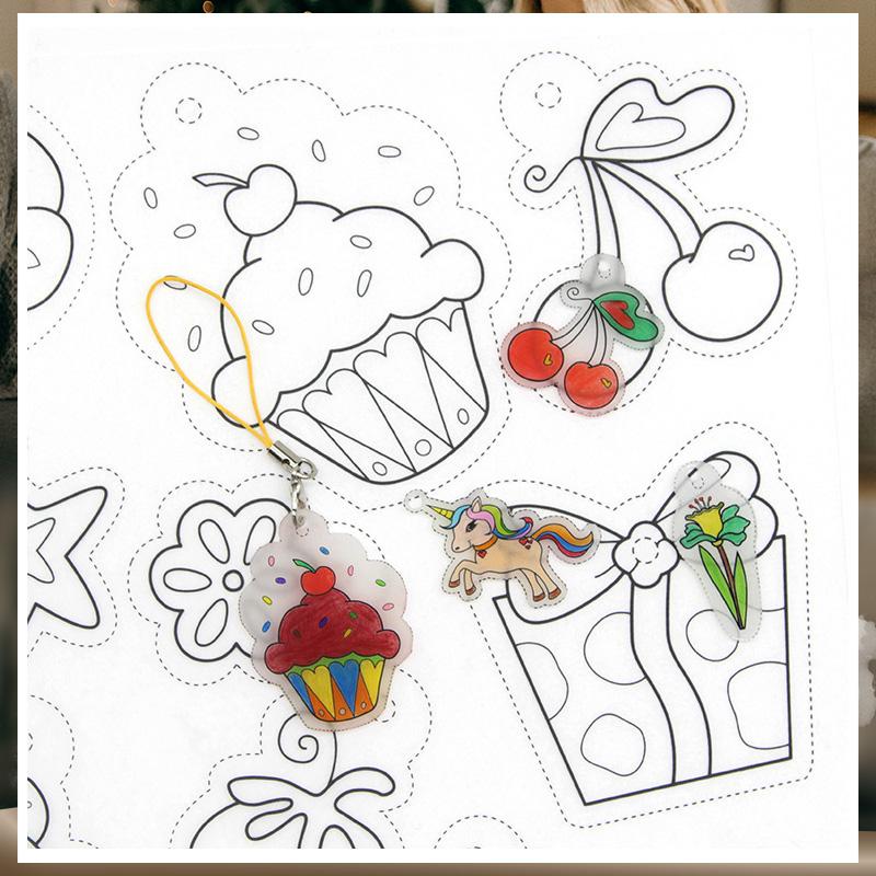 Dazzle Keychain Set | DIY Shrinky Dinks for Kids - Hartwella