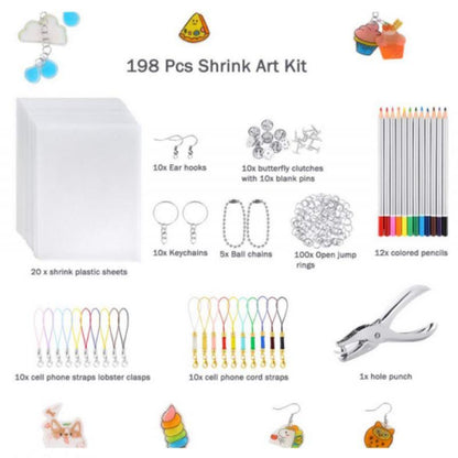 Dazzle Keychain Set | DIY Shrinky Dinks for Kids - Hartwella