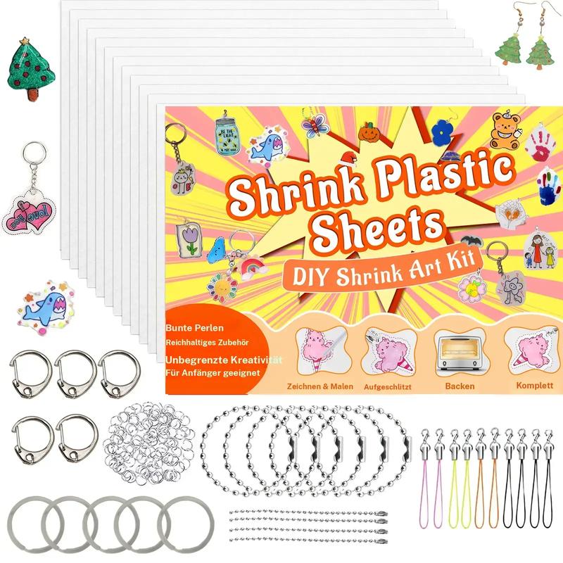 Dazzle Keychain Set | DIY Shrinky Dinks for Kids - Hartwella