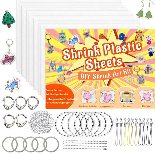 Dazzle Keychain Set | DIY Shrinky Dinks for Kids - Hartwella