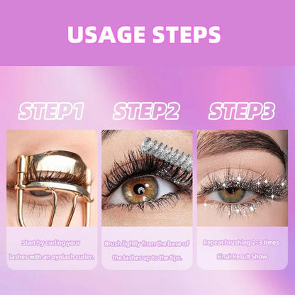 Dazzle Mascara | Waterproof, Long - Lasting Glitter - Hartwella