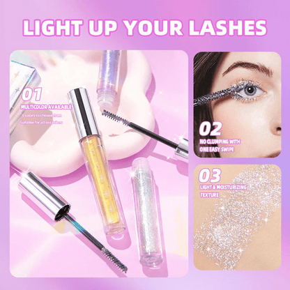 Dazzle Mascara | Waterproof, Long - Lasting Glitter - Hartwella