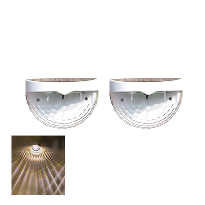 Dazzle Solar Fence Lights | Waterproof, Automatic On/Off, Elegant Design - Hartwella