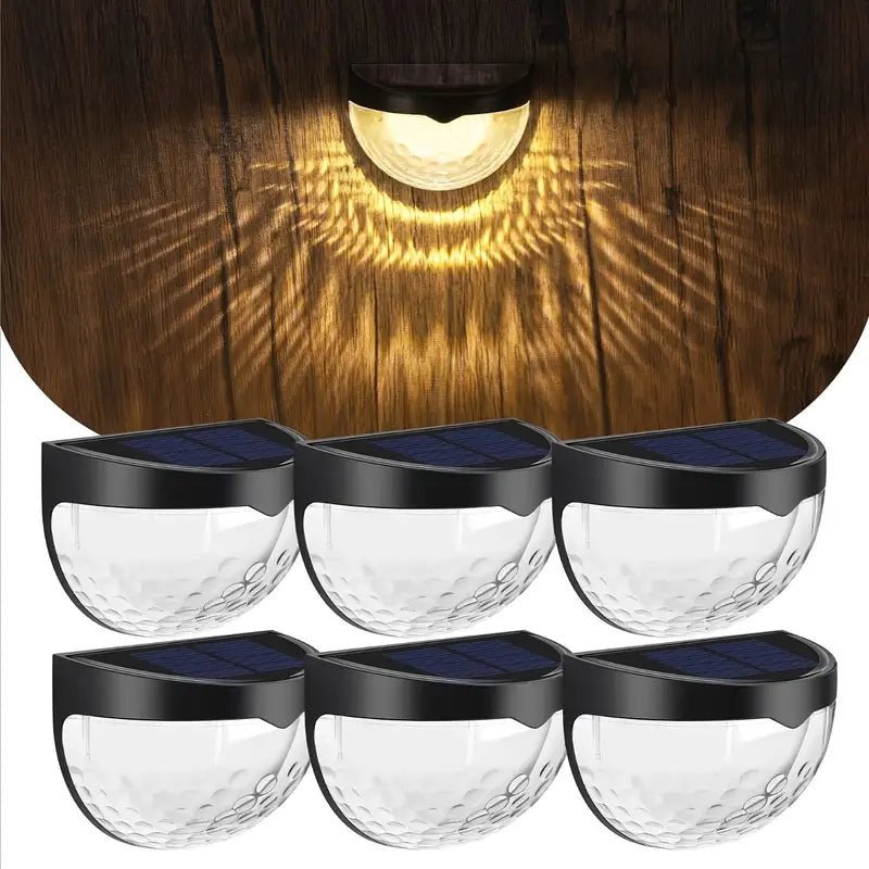 Dazzle Solar Fence Lights | Waterproof, Automatic On/Off, Elegant Design - Hartwella