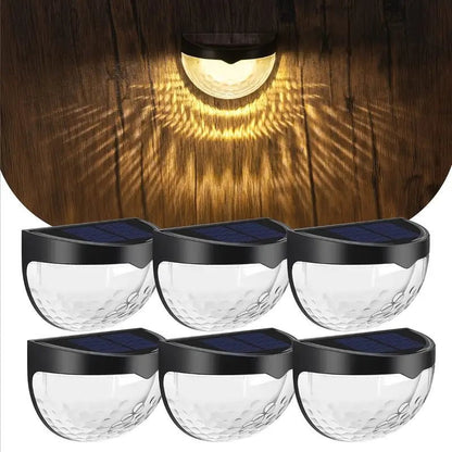 Dazzle Solar Fence Lights | Waterproof, Automatic On/Off, Elegant Design - Hartwella