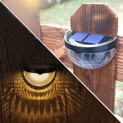 Dazzle Solar Fence Lights | Waterproof, Automatic On/Off, Elegant Design - Hartwella