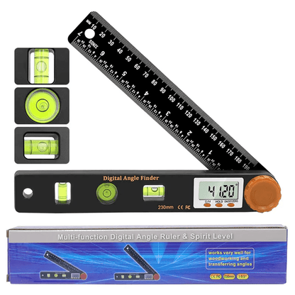 DigiAngle Pro Ruler | 4 - in - 1 Digital Angle Finder - Hartwella