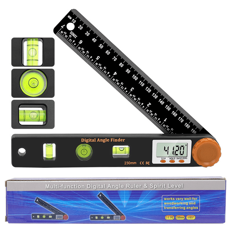 DigiAngle Pro Ruler | 4 - in - 1 Digital Angle Finder - Hartwella