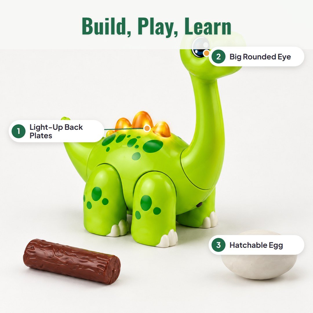 Dinoby™ Build-Your-Own Dinosaur Toy - Hartwella