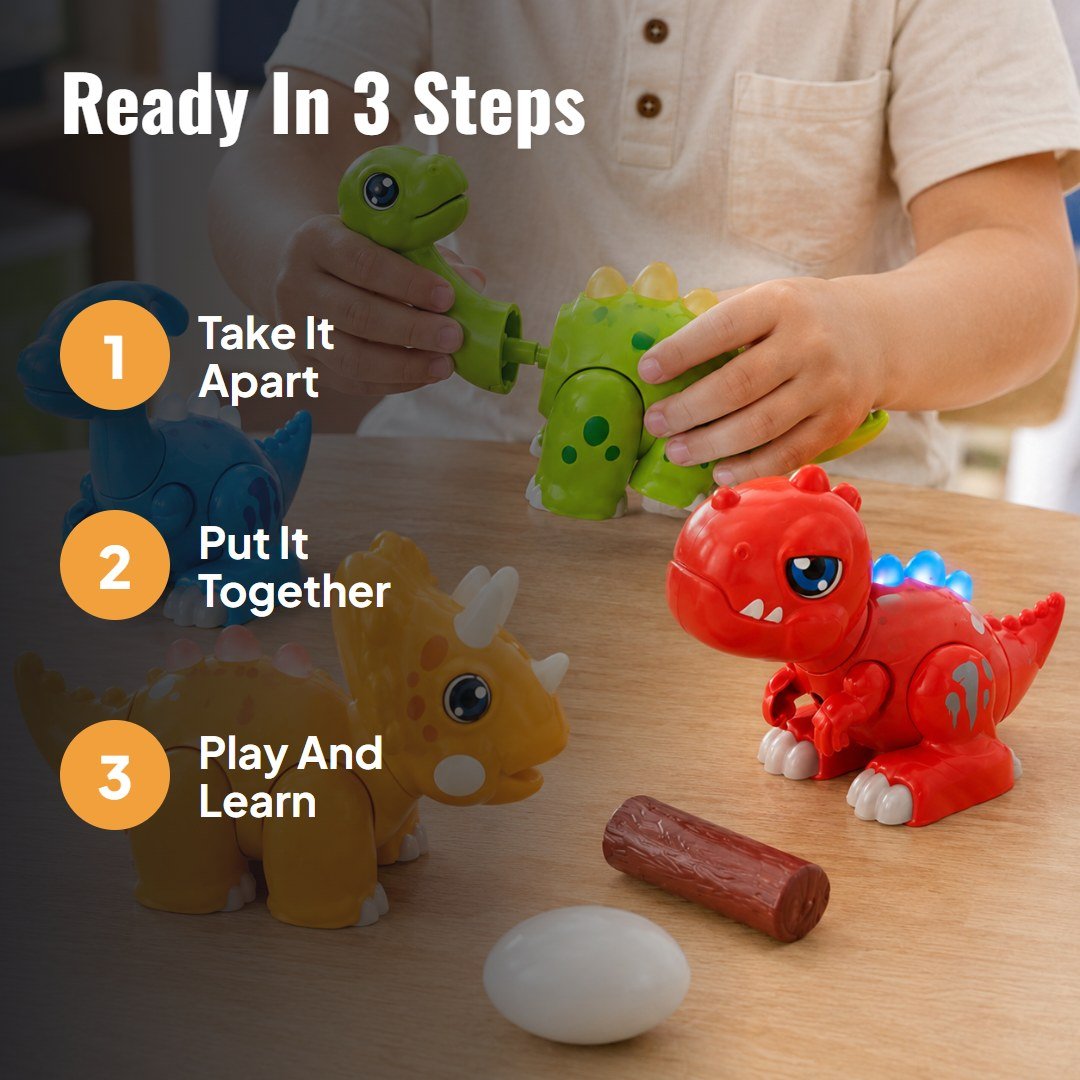 Dinoby™ Build-Your-Own Dinosaur Toy - Hartwella