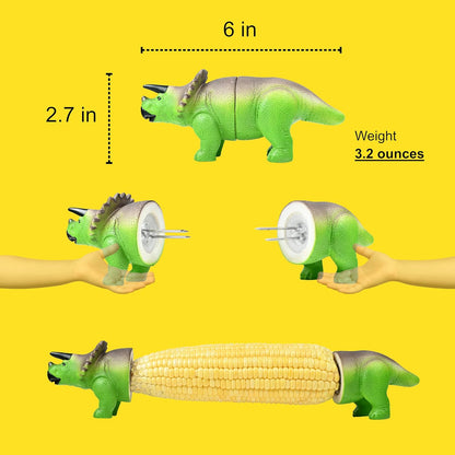 DinoGrip Corn Holders | Stainless Steel Prongs for Corn on the Cob - Hartwella