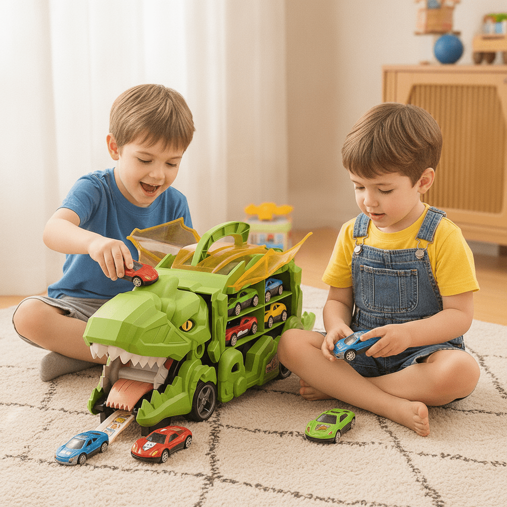 Dinoroll™ Dinosaur Car Transport Truck - Hartwella