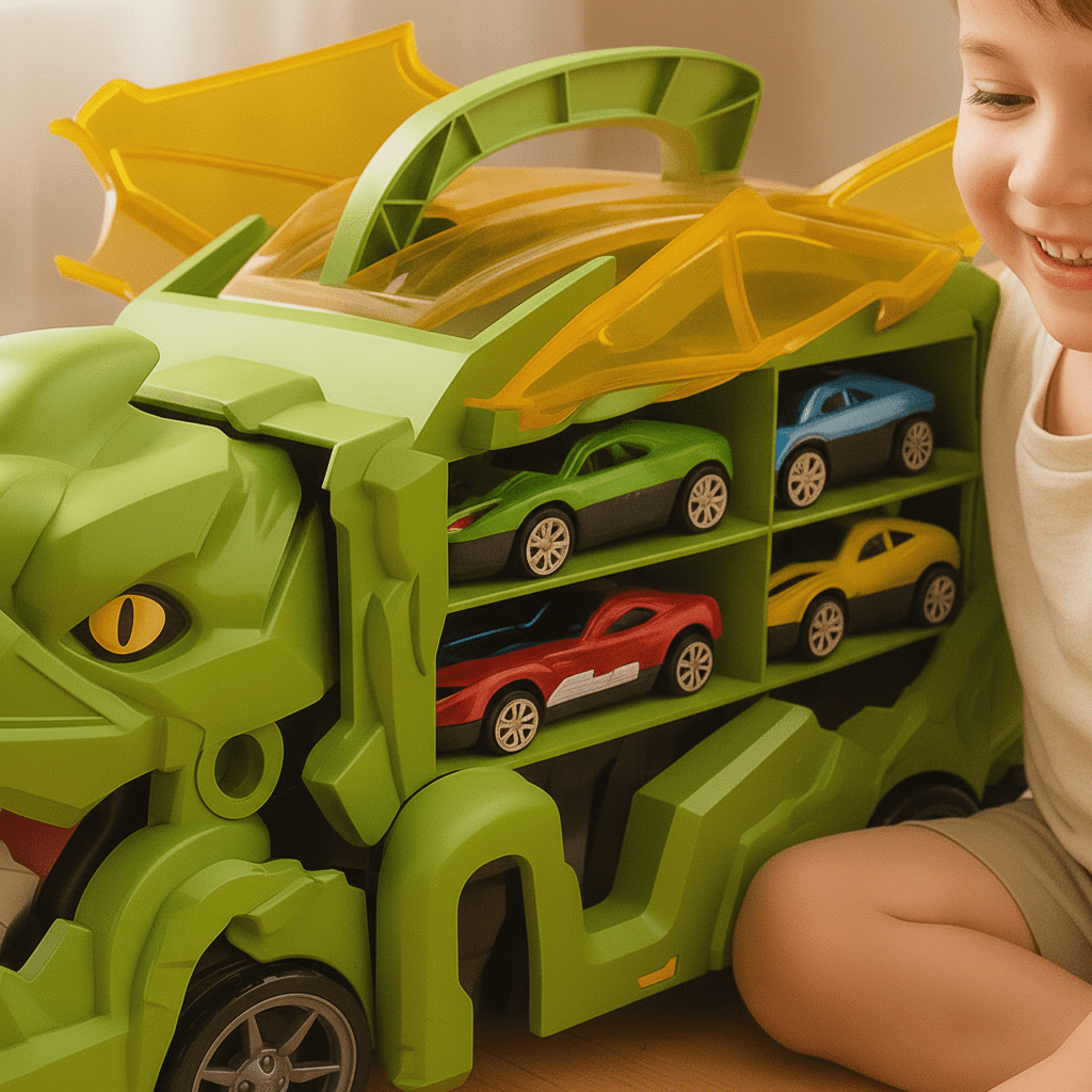 Dinoroll™ Dinosaur Car Transport Truck