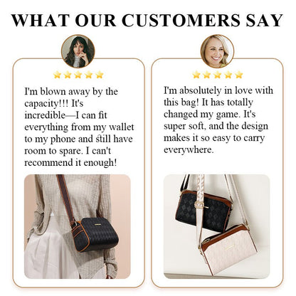 Diva Crossbody Bag | Stylish Diamond Pattern, Large Capacity for Women - Hartwella