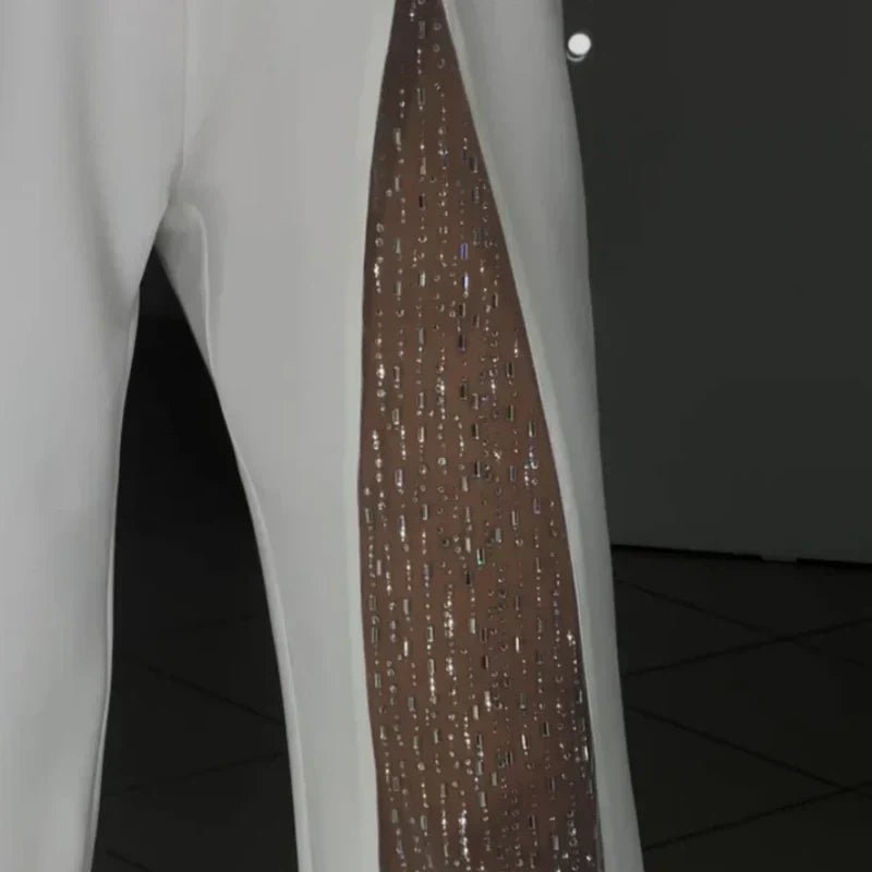 Diva Flair Jumpsuit | Asymmetric One - Shoulder Design - Hartwella