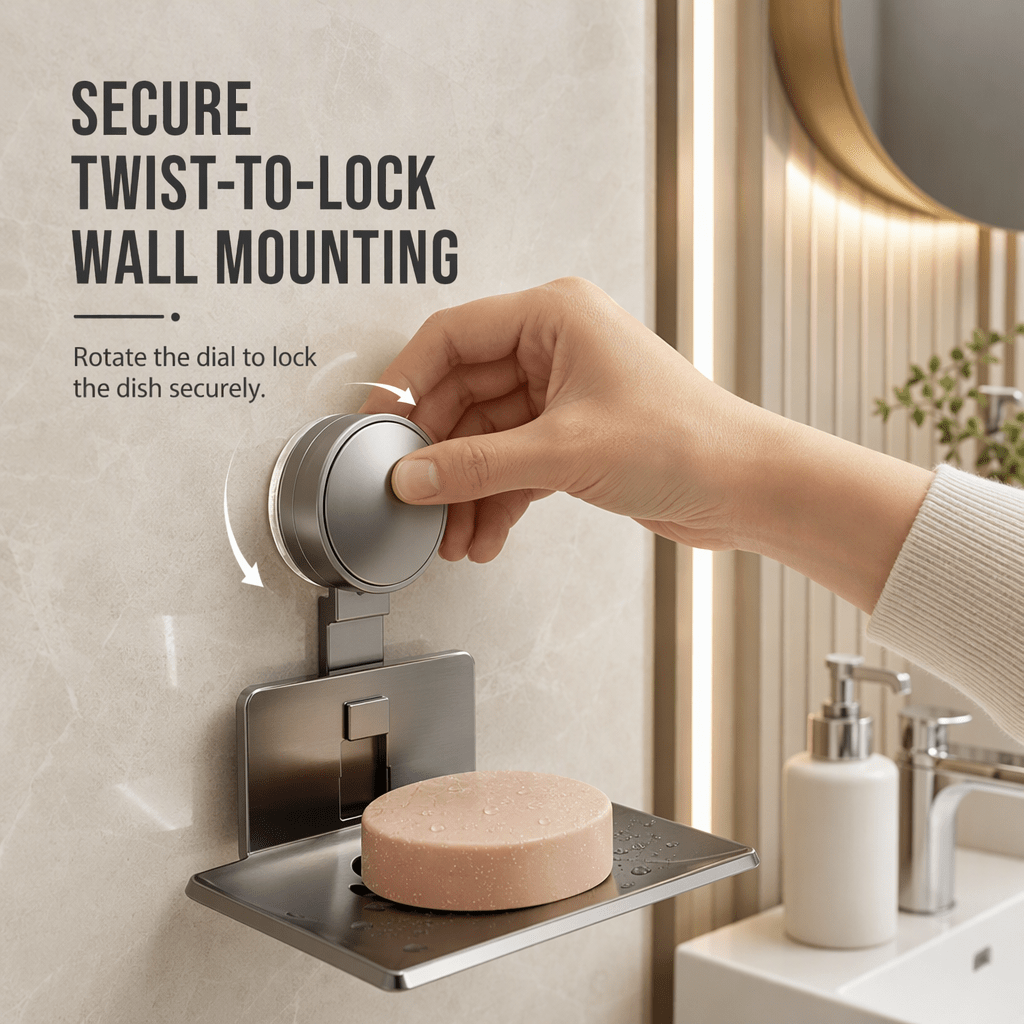 Dryla™ Vacuum Suction Soap Dish - Hartwella