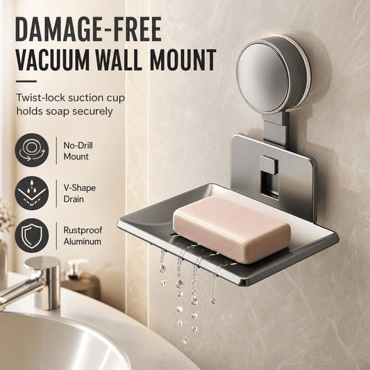 Dryla™ Vacuum Suction Soap Dish - Hartwella
