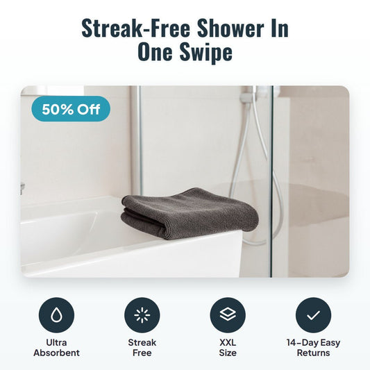 Dryvo™ XXL Shower Drying Cloth (40 x 60 cm) - Hartwella