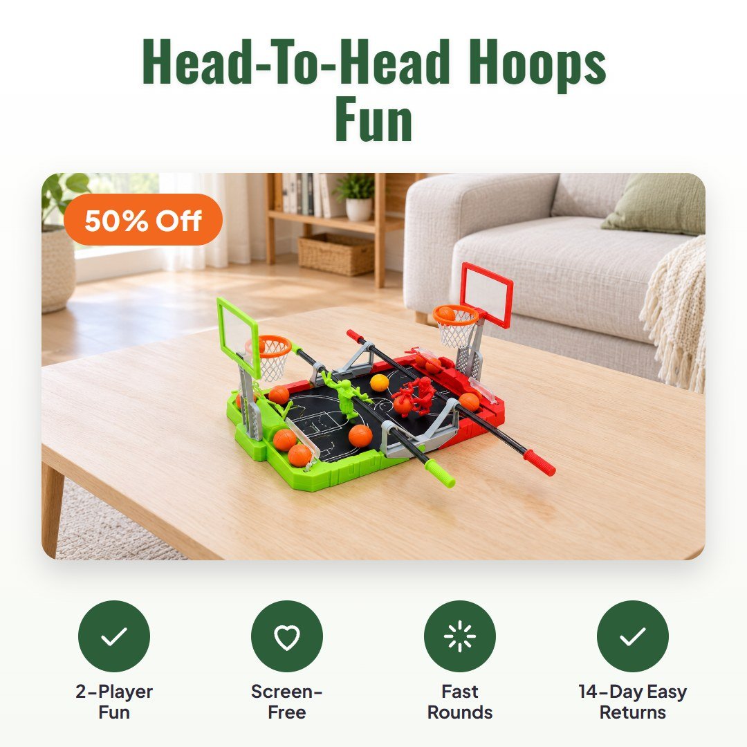 Dunkit™ Mini Basketball Tabletop Game - Hartwella